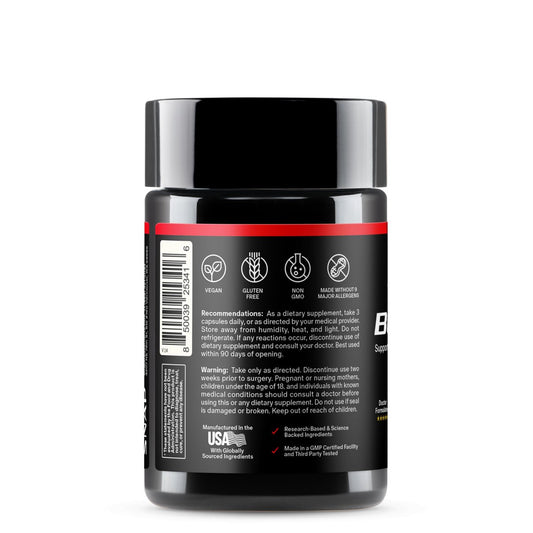 Snap Supplements Testosterone Booster for Men, Tongkat Ali, D-Aspartic Acid & Horny Goat Weed, Supports Healthy Testosterone Naturally, Energy & Stamina, 60 Vegetarian Capsules (Packaging May Vary)