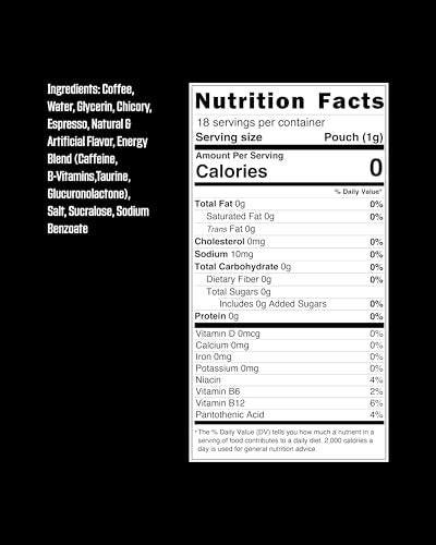 Grinds Coffee Pouches 18 Per Can | 3 Cans Black Coffee | Caffeine Pouches | Clean Energy Option | Portable Energy | No Crash, No Jitter | B-Vitamins | Focus | Sugar Free | Brew-Free Coffee - görsel 11