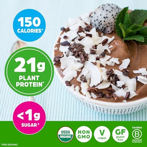Orgain Organic Vegan Protein Powder, – Allergen Information: Free from milk, soy, eggs, fish, shellfish, tree – Image 16