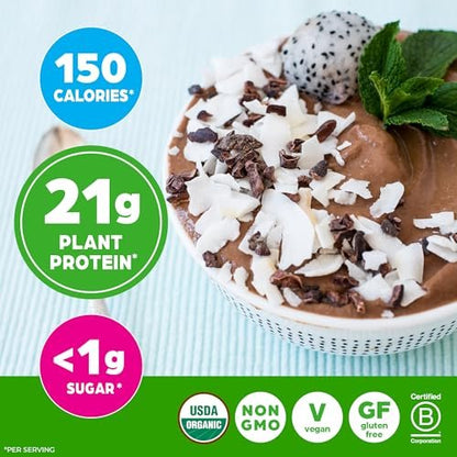 Orgain Organic Vegan Protein Powder, Natural – Allergen Info: Free from dairy, soy, gluten, and artificial – Image 15