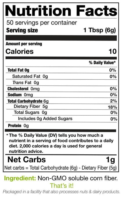 just better. Prebiotic Fiber Supplement for a Healthy Gut | Fiber Powder with Zero Grit Zero Taste and No Bloating or Gas | Feel Full Faster | Keto Non-GMO Gluten Free Vegan 50 Servings