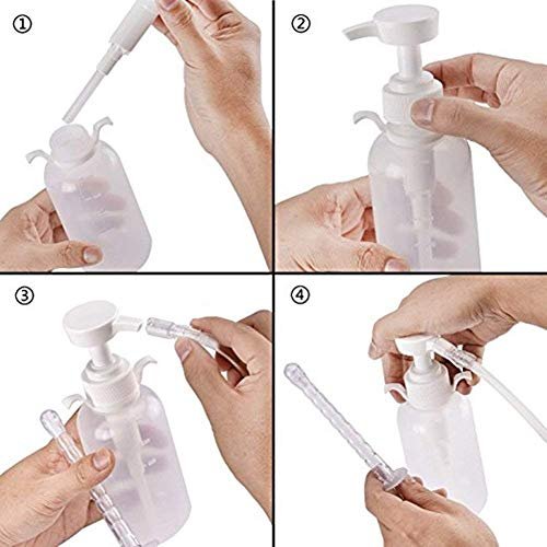 Reusable Vaginal Cleansing System Excellent Vaginal Cleanser Female Vaginal Rinse, Manual Pressure Clean, 100% Safe, 300 ml Capacity Extra 2 Nozzle Tips Doctor Recommended (300ml) - görsel 4