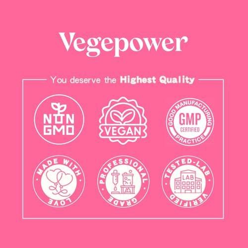 VEGEPOWER Biotin Gummies for Hair Growth 10000mcg - Vegan Biotin Vitamins Supports Healthy Hair, Skin and Nails, Hair Vitamin Gummy for Women & Men - Non-GMO, Chewable Supplement - görsel 1