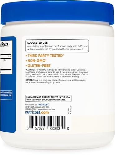 Nutricost Bilberry Powder 250 Grams - Gluten Free and Non-GMO - görsel 1