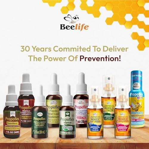 Beelife Propoflex Organic Green Propolis Extract - High Artepillin-C Levels, Antioxidant-Rich Supplement for Overall Wellness - Natural & Kosher-Friendly - Made in Brazil, 1 Fl. Oz. - görsel 2