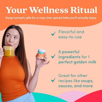Further Food Superfood Turmeric Root Powder - Maximum Absorption, Natural Immune Booster, Golden Milk Blend, Sugar Free, Keto, Vegan, Non-GMO, 2.12 Oz
