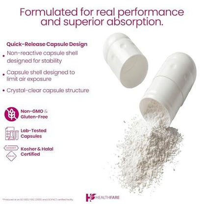 Healthfare Feminiva Boric Acid Vaginal Suppositories | 30 Count | 600mg | Intimate Health Support | 100% Pure | Made in USA