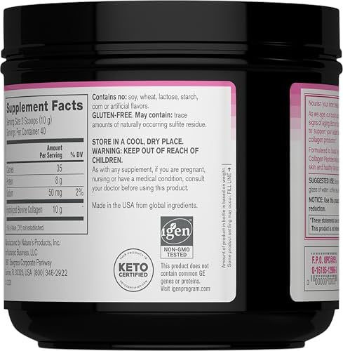 NeoCell Grassfed Collagen Peptides Powder | – No Artificial Additives: Free from gluten, dairy, soy, and – Image 6