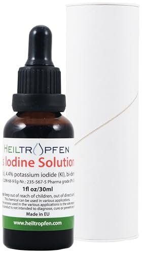 2.2% Lugol's Iodine Solution 1 Fl Oz - 30 ml | Pharmaceutical Grade | Third-Party Tested | Heiltropfen® - görsel 1