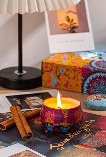 Candle Gift Set for Women, 4 Pack Long – Natural Soy Wax: Made from 100% natural soy wax, these candles burn – Image 12