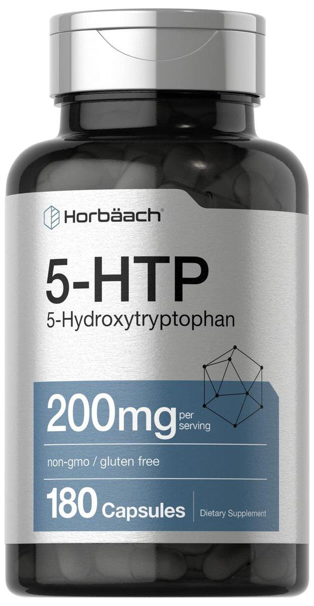 Horbäach 5HTP 200mg Supplement | 180 Capsules | 5 Hydroxytryptophan | Griffonia Simplicifolia | Extra Strength | Non-GMO, Gluten Free - görsel 9