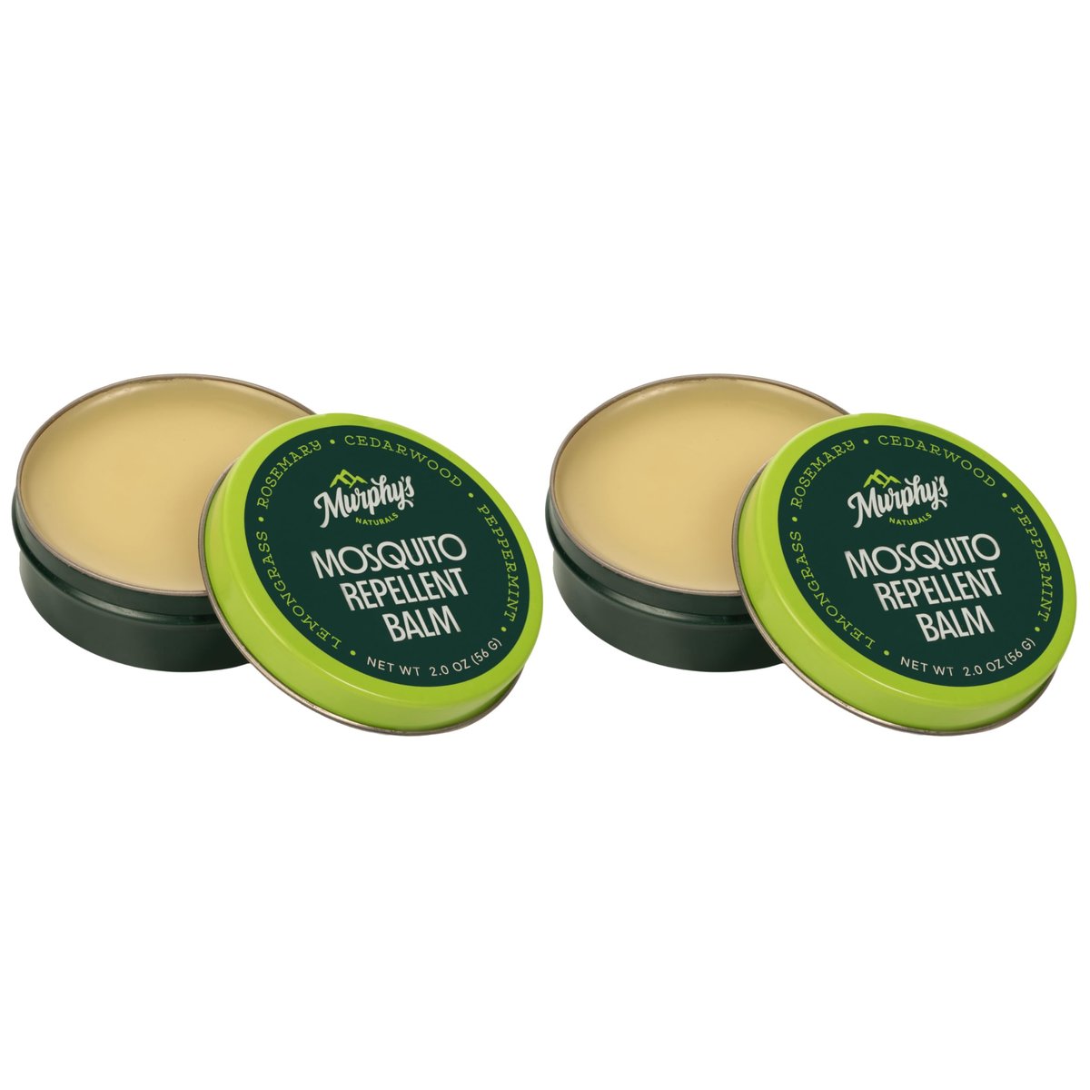 Murphy's Naturals Mosquito Repellent Balm – Plant-Based Formula: Made with natural essential oils of cedarwood, – Image 1