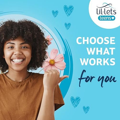 Lil-Lets Teens Day Pads with Wings - 70 Count Period Pads - Thin, Super Absorbent Sanitary Napkins, Soft & Breathable, Fragrance-Free - First Periods, Light to Medium Days