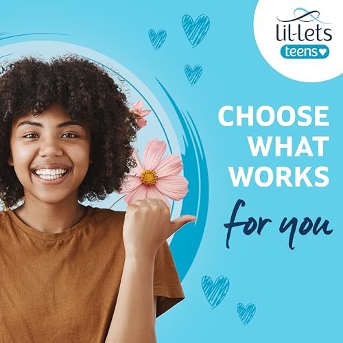 Lil-Lets Teens Day Pads with Wings - 70 Count Period Pads - Thin, Super Absorbent Sanitary Napkins, Soft & Breathable, Fragrance-Free - First Periods, Light to Medium Days - görsel 1