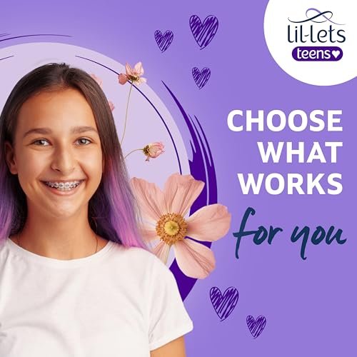 Lil-Lets Teens Night Pads with Wings - 50 Count Period Pads - Thin, Super Absorbent Sanitary Napkins, Soft & Breathable, Fragrance Free - First Periods, Heavy Flow Nights *Packaging May Vary* - görsel 5