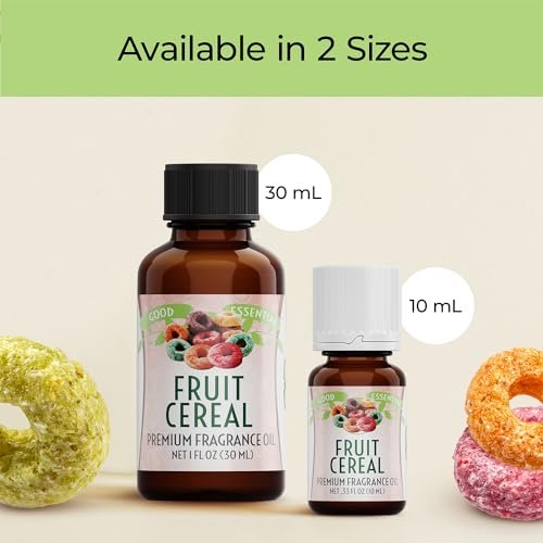 Good Essential Professional Fruity Cereal Fragrance Oil 1 fl oz (30ml) for Candles, Soaps, Lotions, Perfume, Diffuser, Candle Making, Scented Oils - görsel 9