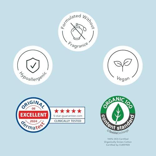 Rael Organic Cotton Wipes - Body Cloth, Individually Wrapped, All Skin Types (10 Count, Pack of 2) - görsel 11