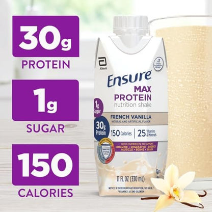 Ensure Max Protein Shake | Milk Chocolate | – Convenient 12-Pack: Stock up and always have a nutritious option – Image 6