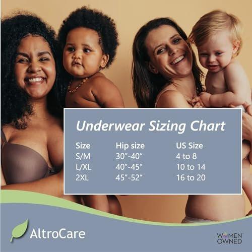 AltroCare 5-Pack Disposable Seamless Mesh Underwear - Postpartum & Incontinence - Size S/M - Made in USA - görsel 11