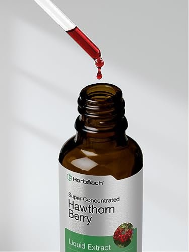 Horbäach Hawthorn Berry Extract | 2 fl oz | Alcohol Free Liquid Tincture | Vegetarian Supplement, Non-GMO, Gluten Free