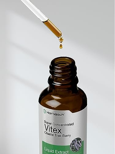 Horbäach Vitex Berry Chasteberry Extract Tincture | 2 fl oz | Super Concentrated Liquid | Alcohol Free Chaste Tree Berry Supplement | Vegetarian, Non-GMO, Gluten Free - görsel 13