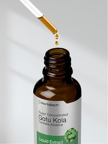 Horbäach Gotu Kola Extract | 2 fl oz | Alcohol Free | Super Concentrated Liquid Herb Supplement | Vegetarian, Non-GMO, Gluten Free - görsel 10