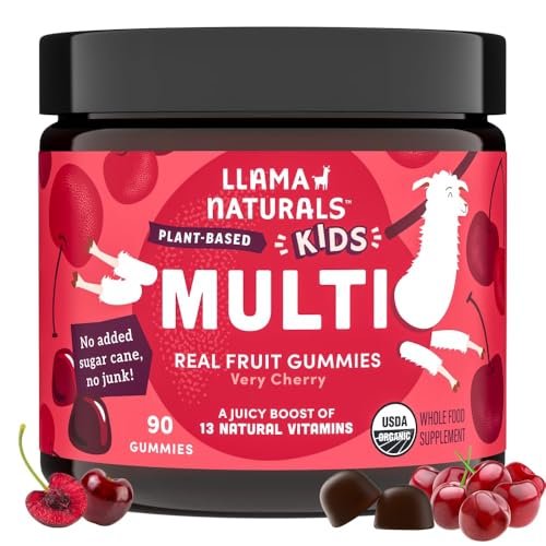Llama Naturals Kids Multivitamin Gummies | – Essential Nutrients: Each gummy provides 25% of the daily value of – Image 4