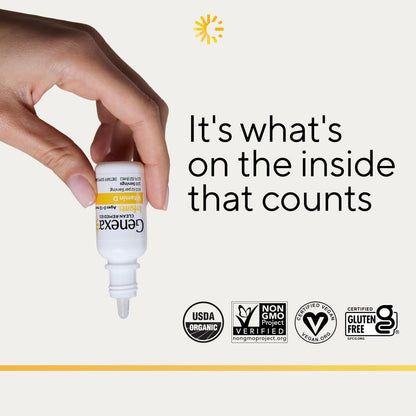 Genexa Infants Vitamin D Liquid Drops for Newborn, Baby & Toddler | Supports Growth & Bone Development | Delicious Organic Vanilla Flavor | Certified Organic, Gluten Free, & Non-GMO | 90 Servings