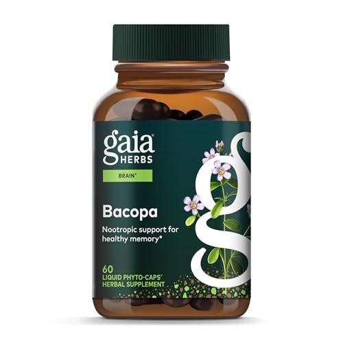 Gaia Herbs Bacopa - Brain & Cognitive Support Herbal Supplement - Made with Bacopa Monnieri to Help Support a Thriving Mind - 60 Vegan Liquid Phyto-Capsules (60 Servings) - görsel 11