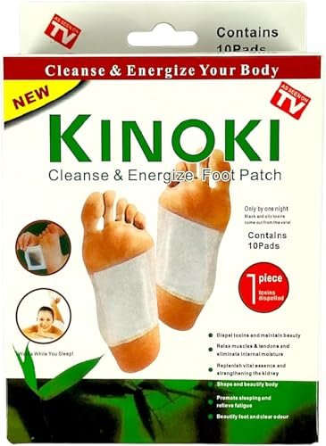 Kinoki Premium Natural Foot Patches - 10 – Natural Ingredients: Infused with tea tree oil and chamomile, known for – Image 1