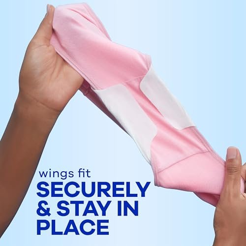Always Infinity Feminine Pads for Women, Flexfoam Pads with Wings, Size 1, Regular Absorbency, Unscented, 108 Count (3 Packs of 36) - görsel 3