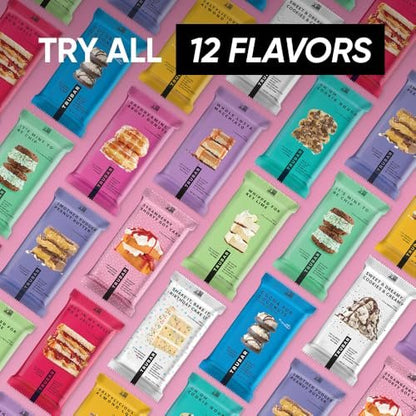 TRUBAR Vegan Protein Bar, Daydreaming About – Size: 1 Count (Pack of 12) - each bar is a single serving – Image 11