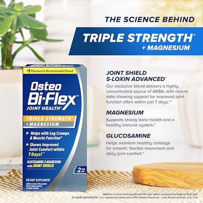 Osteo Bi-Flex Triple Strength Glucosamine – Joint Function Support: Promotes comfortable movement and joint – Image 3