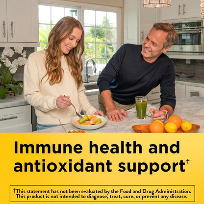 Nature Made Super C Tablets with Vitamin D3 and Zinc, Adult Vitamin C Immune Support Supplement, 60 Tablets for Daily Immune Support, 60 Day Supply