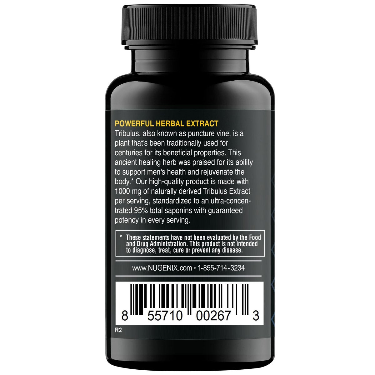 Nugenix Essentials Tribulus Terrestris for Men Extract - 95% Total Saponins, 1000mg High Potency, Extra Strength, 120 Count - görsel 5