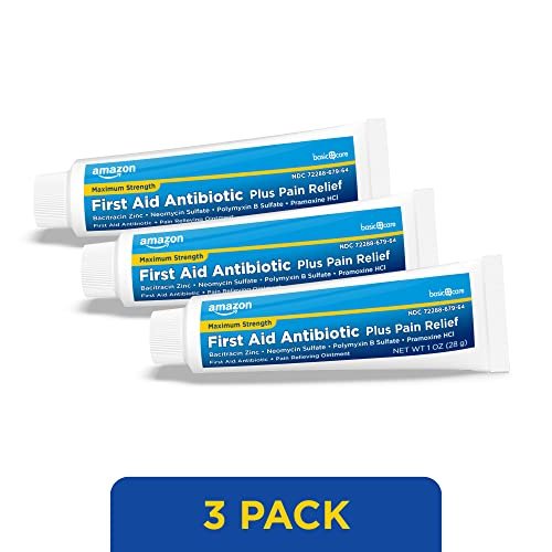 Maximum Strength First Aid Triple Antibiotic Ointment, Pain Relief For Minor Cuts, Scrapes and Burns, 3 Ounces - görsel 5