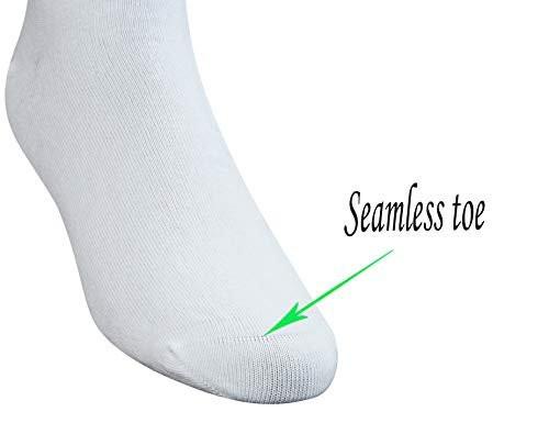 Yomandamor Mens Coolmax Ankle Wide Stretched Diabetic Socks with Seamless Toe, 5 Pairs - görsel 6