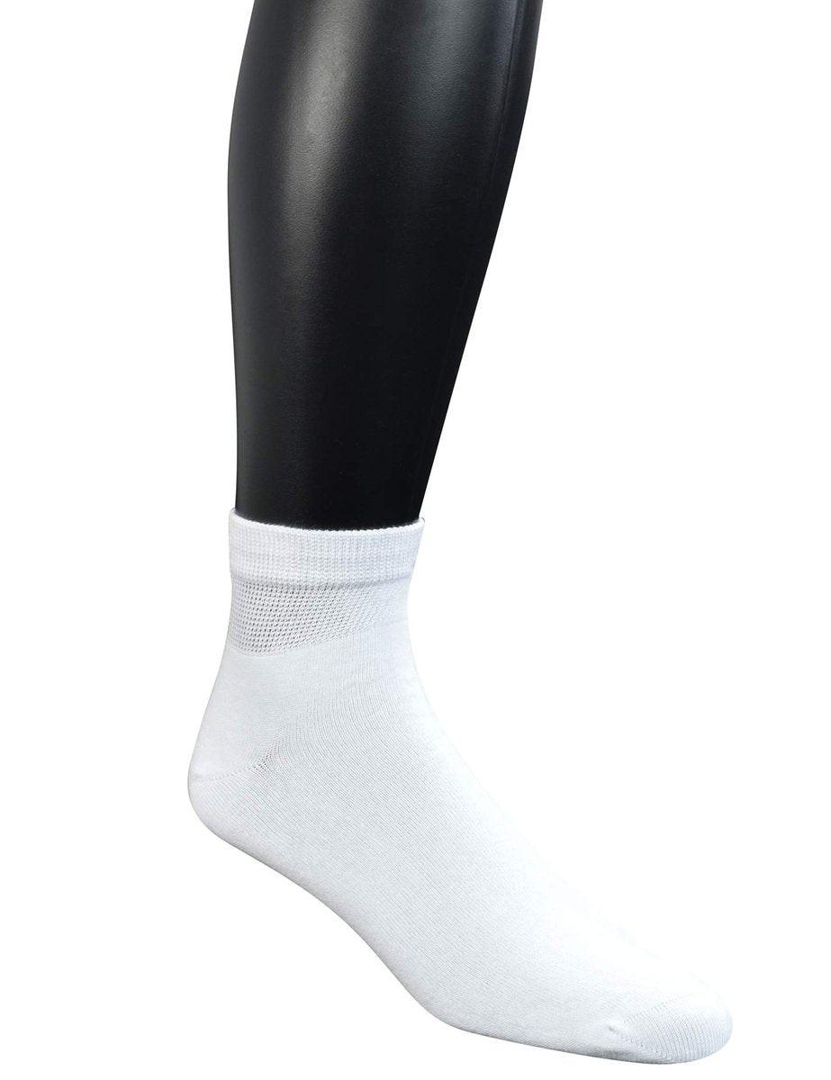 Yomandamor Mens Coolmax Ankle Wide Stretched Diabetic Socks with Seamless Toe, 5 Pairs - görsel 11