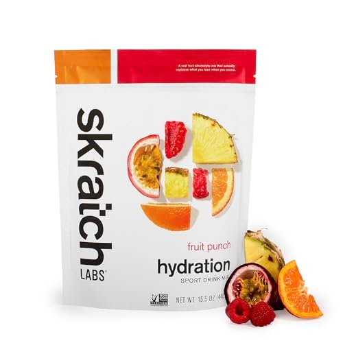 Skratch Labs Hydration Sports Drink Mix – Real-Fruit Electrolyte Powder for Fast Hydration & Endurance | Fruit Punch | 20 Servings | Vegan, Non-GMO, Clean Ingredients - görsel 9