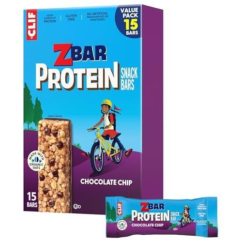 Zbar Protein - Chocolate Chip - Crispy Snack Bars - Made with Organic Oats - Non-GMO - 5g Protein - Gluten Free Protein Bars (15 Pack) - görsel 13