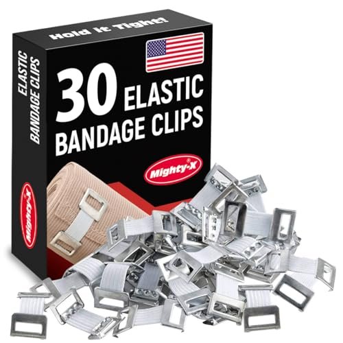 Elastic Bandage Clips - 30 Pack - Bandage Wrap Clips - görsel 6