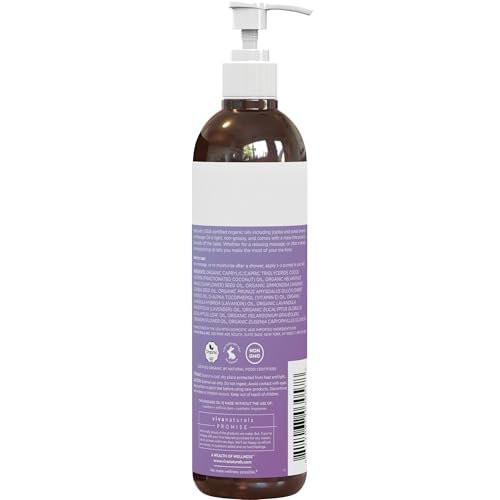 Viva Naturals Organic Massage Oil, Lavender Scented, 8 fl oz (237 mL) – Non-Greasy, Certified Organic Massage Therapy Oils - görsel 2