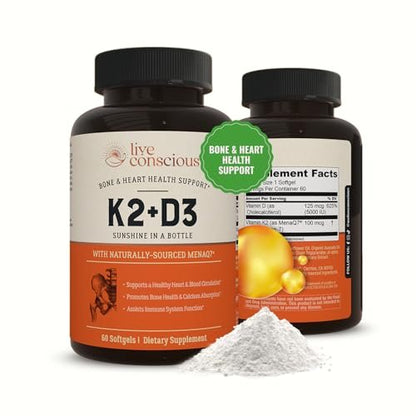 Live Conscious Vitamin K2 MK7 with D3 – Item Weight: 1.0 ounces – Image 13