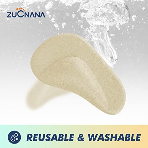 ZUCNANA Arch Support Inserts for Women Flat Feet (12 Pieces) - Soft Gel Arch Support Insoles for Plantar Fasciitis, Reusable Arch Pads for Foot Pain Relief, One Size Fits Any - görsel 12