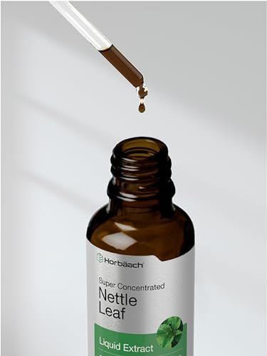 Horbäach Nettle Leaf Extract Drops | 2 fl oz | Alcohol Free | Vegetarian Liquid Supplement | Non-GMO, Gluten Free Tincture