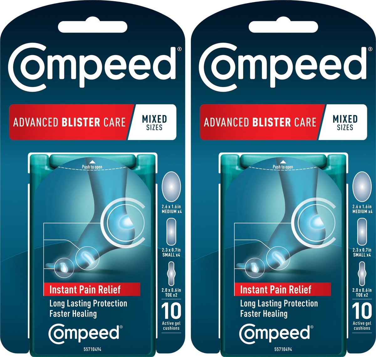 Compeed Advanced Blister Care Pads, – Long-Lasting Adhesion: Stays in place for days, even during showers or – Image 17