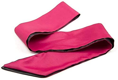 Ukissim Soft Satin Eye Mask Blindfold Comfortable Sleeping Masks - 59 in x 2.8 in - görsel 2