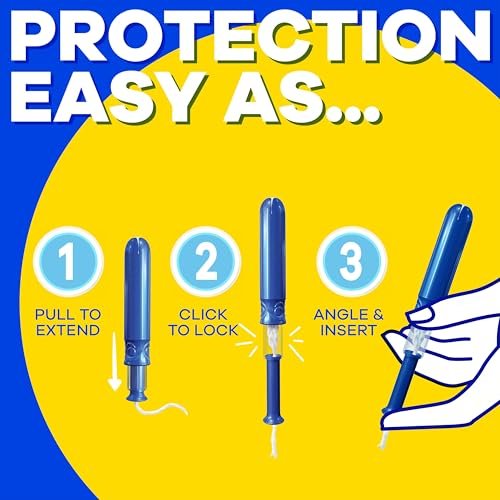 Tampax Compact Pearl Tampons, with LeakGuard Braid & Extendable Applicator, Regular Absorbency, Compact Extendable Applicator, Unscented, 16 Count (Packaging May Vary) - görsel 8