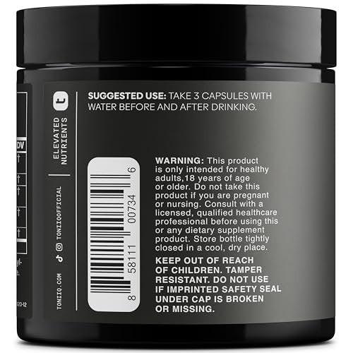 Toniiq Ease with DHM - Full Liver Support for a Night Out - 120 Capsules - 50x Super Concentrated Extract - görsel 11