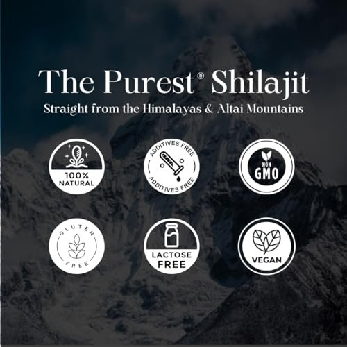 Pure Himalayan Shilajit | 100% Pure Natural Shilajit Grade A Max Potency 85+ Trace Minerals & Fulvic Acid | 3rd Party US Lab Tested | Dry Drops | 12g (60ct) - görsel 4